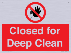 Closed for Deep Clean
